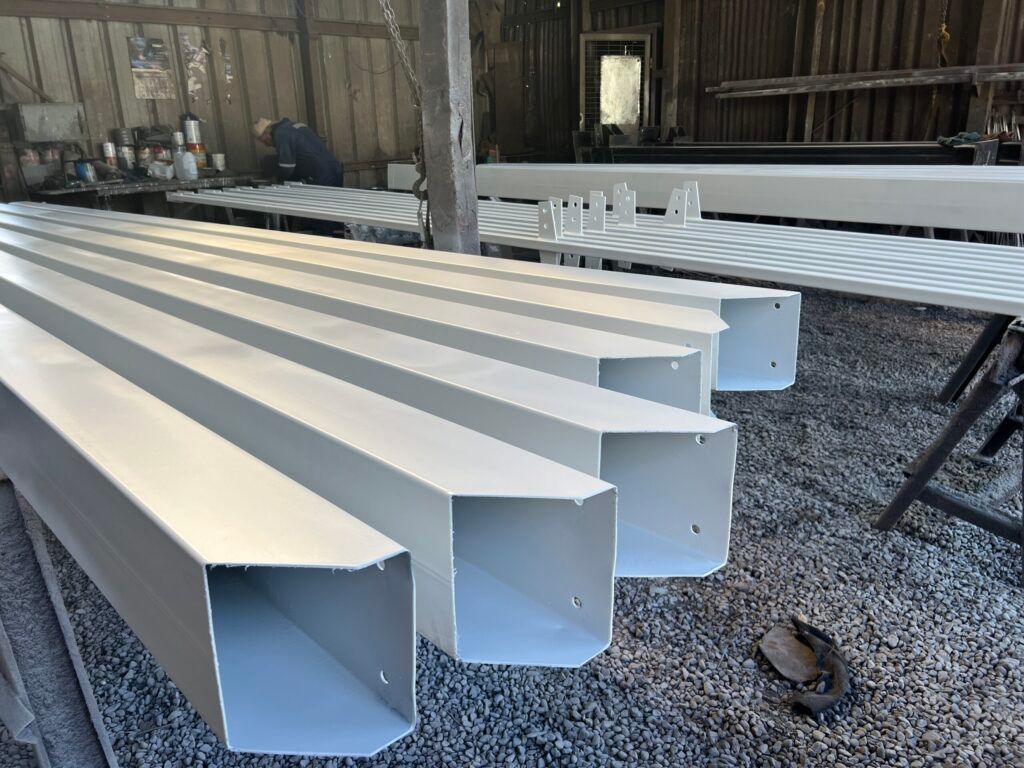 Estructura en fabricación